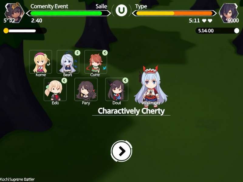 Kochi Supreme Battler character selection screen